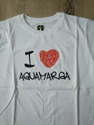 Camiseta I Love Aguamarga Talla 8