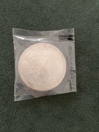 Moneda Plata Felipe y Letizia 12 Euro