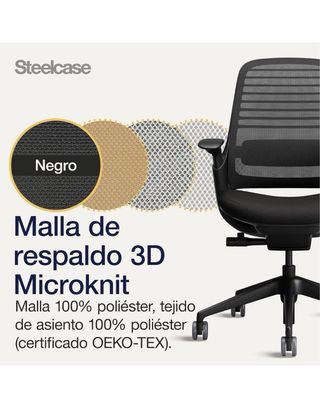 Silla Oficina Steelcase Serie 1 Negra