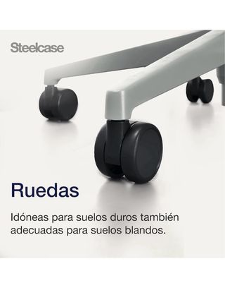 Silla Oficina Steelcase Serie 1 Negra