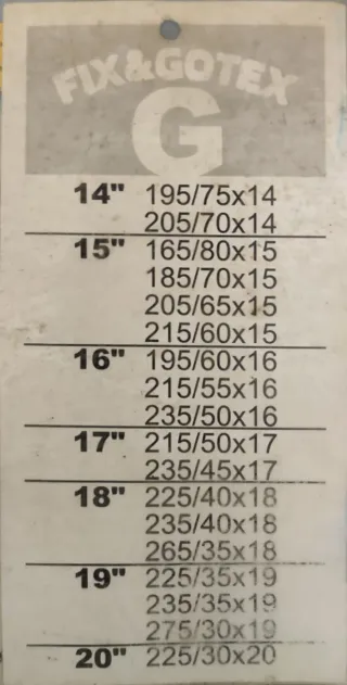 Cadenas textiles para Nieve ICETEX Talla J