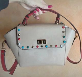 Borsa donna tracolla Koan beige multicolor