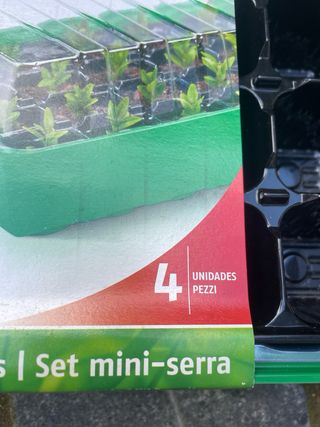 Set 4 Mini Invernaderos para germinar, brotes ,etc