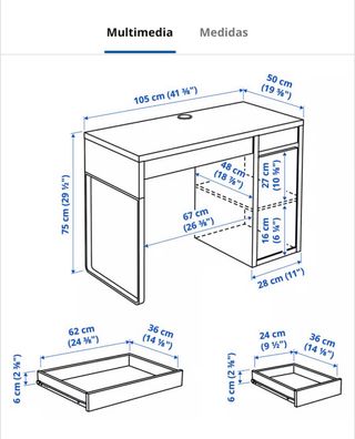 Scrivania Bianca Ikea