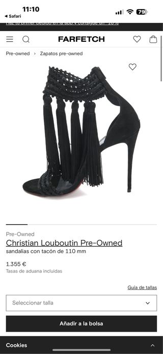 Zapatos Christian Louboutin Negros