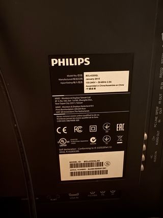 Monitor Philips, non fa da tv solo da schermo