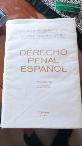 Derecho penal español. 1. Parte general