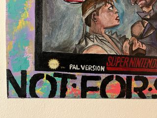 Quadro Acrilico 30x40 Street Fighter Alpha 2