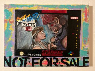 Quadro Acrilico 30x40 Street Fighter Alpha 2