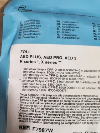 Parches compatibles Desfibrilador ZOLL AED