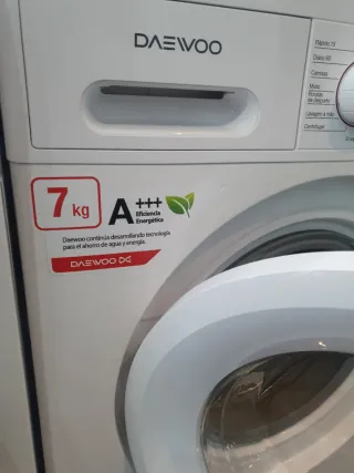 Lavadora Daewoo 7kg A+++ 1000 rpm