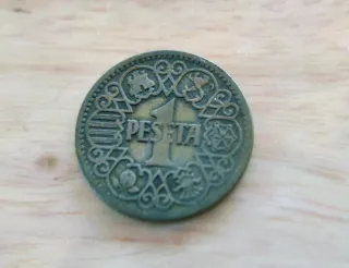 1 Peseta 1944 Moneda Antigua