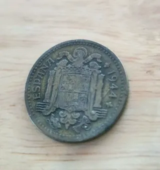 1 Peseta 1944 Moneda Antigua