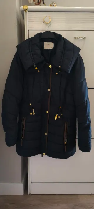 Abrigo acolchado Sfera azul marino, Talla M