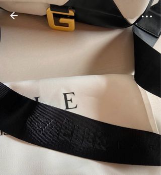 Borsa Gaelle tracolla nera e bianca