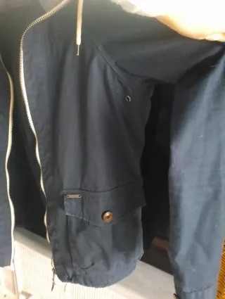 Anorak Pull&Bear azul Talla XL