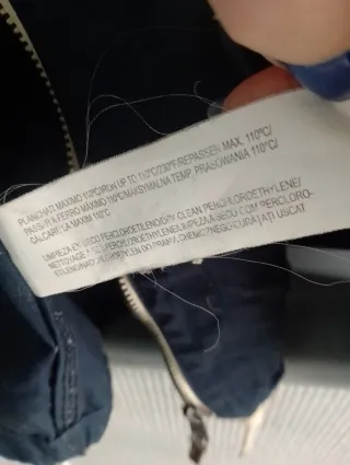 Anorak Pull&Bear azul Talla XL