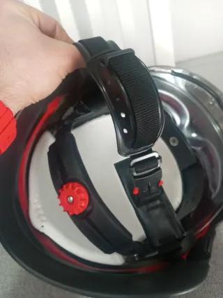 Casco Bombero Sicor Rojo