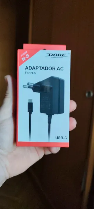 Nintendo switch, lite y oled cargador nuevo