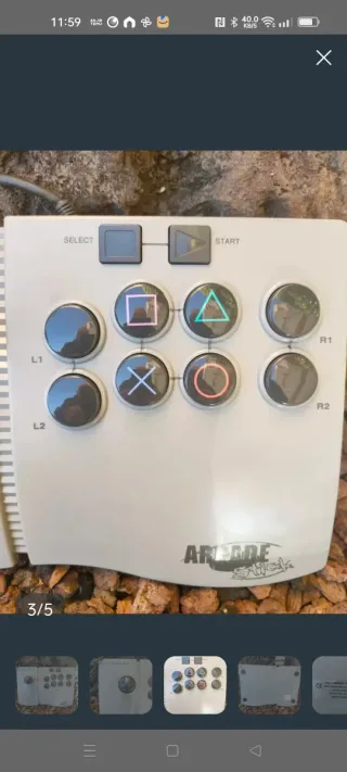 Consola PlayStation 1 + Mando Arcade