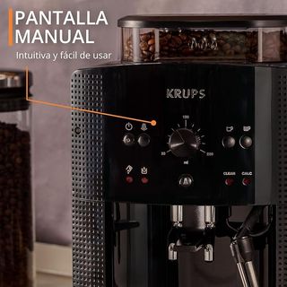 Cafetera Krups Superautomática Negra