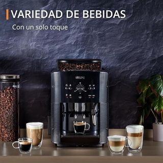 Cafetera Krups Superautomática Negra