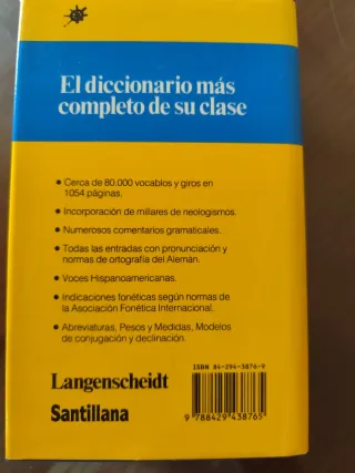 Diccionario español-alemán, alemán-español