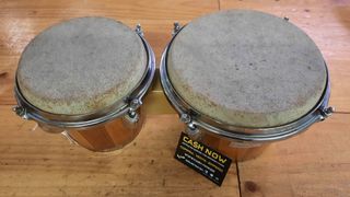 RAIDER PAREJA BONGOS FABRICADOS EN MADERA Y METAL