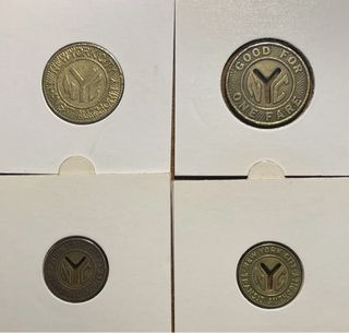 Gettoni New York City Transit Authority - 4 pezzi