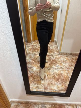 Vaqueros Salsa Negros Talla M