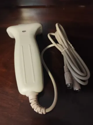 Lector Código Barras Antiguo Beige