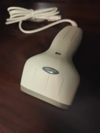 Lector Código Barras Antiguo Beige