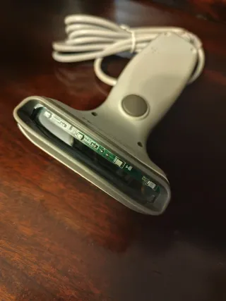 Lector Código Barras Antiguo Beige