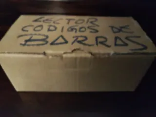 Lector Código Barras Antiguo Beige