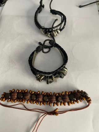 Pulseras y Anillos Estilo Motero