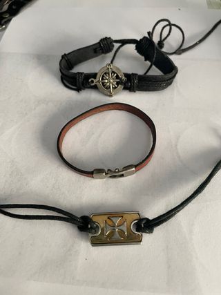 Pulseras y Anillos Estilo Motero