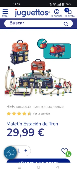 Maletín Estación Tren Juguete