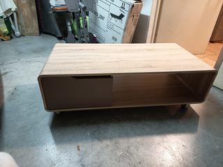 Mesa TV. Mesa centro moderna con cajón. Mueble TV