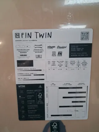 Tabla Snowboard 149 nitro fintwin