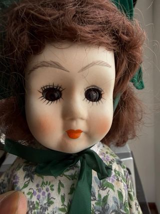 Bambola vintage vestito floreale