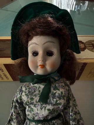 Bambola vintage vestito floreale