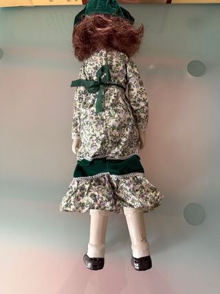 Bambola vintage vestito floreale