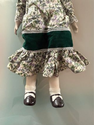 Bambola vintage vestito floreale