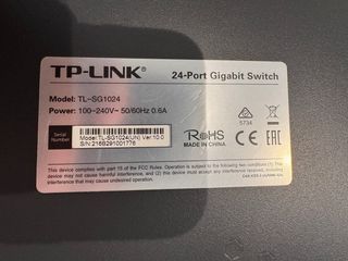 Switch TP-Link 24 Puertos Gigabit Smart