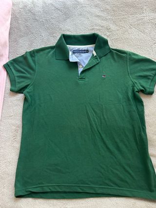 Polo Tommy Hilfiger Verde Talla M