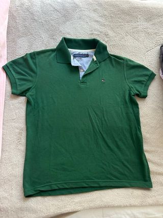 Polo Tommy Hilfiger Verde Talla M