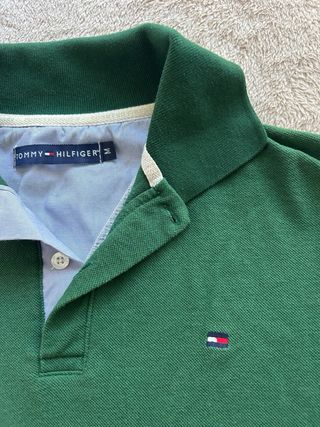 Polo Tommy Hilfiger Verde Talla M