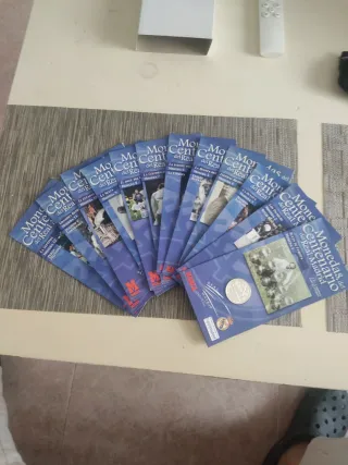 Monedas Centenario Real Madrid Colección Completa