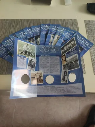 Monedas Centenario Real Madrid Colección Completa