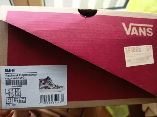 Vans Sk8-Hi Talla 37 Patchwork Flores